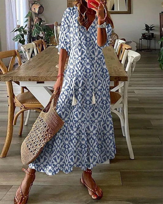 Diana - Robe Boho avec Couverture du Ventre