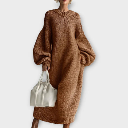 Robe Maxi en Tricot Oversize Confortable