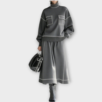 Ensemble de Deux Pièces Chic Minimaliste