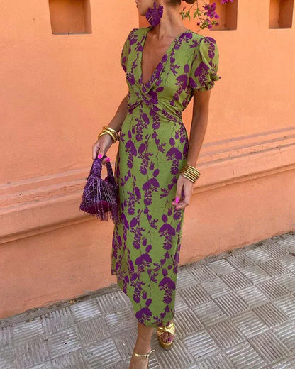 Charlotte | Belle robe imprimée pour femme