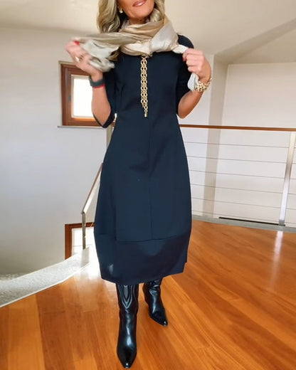 Sophia™ - Robe Élégante avec Détails Faits Main