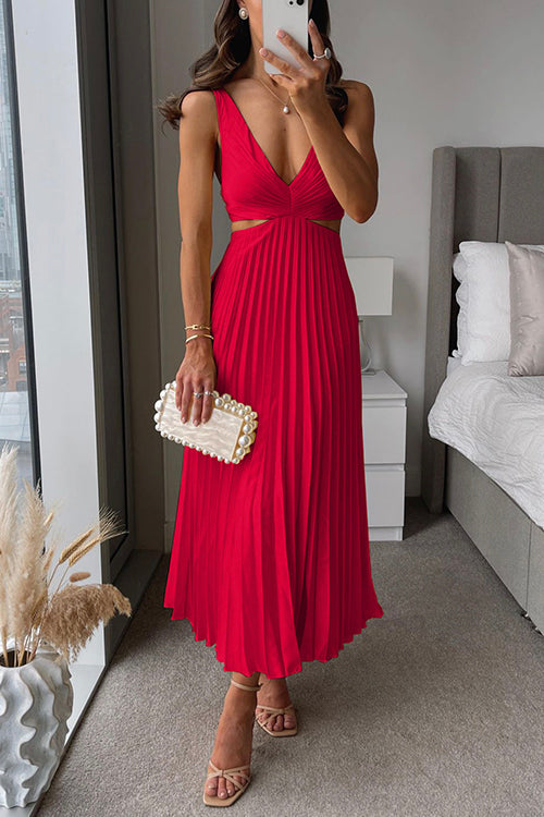 Robe de Soirée Plissé pour femme | Midi