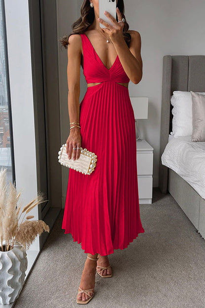 Robe de Soirée Plissé pour femme | Midi