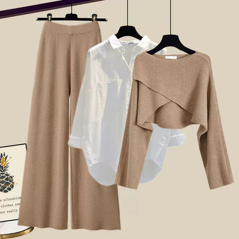 NICOLE – ENSEMBLE DE VÊTEMENTS CHIC EN TROIS PIÈCES