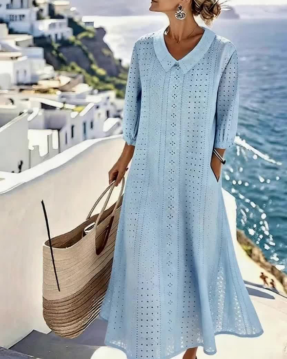 HAZEL – ROBE MIDI COASTAL GRACE