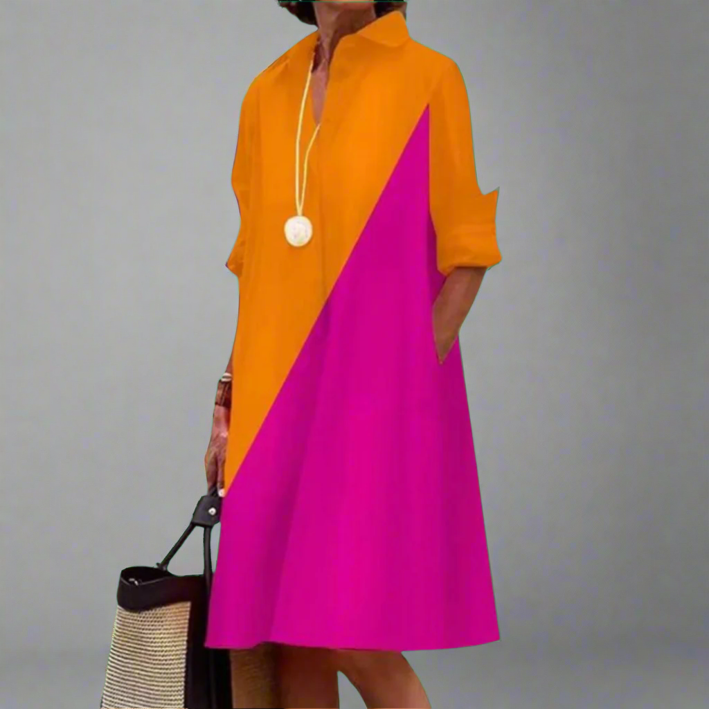 Eska | Robe Midi Imprimée en 3D avec Dégradé