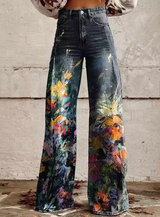 Chloé - Pantalons Boho Vintage Élégants