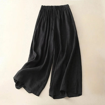 Nicole - Pantalons En Lin Élégants