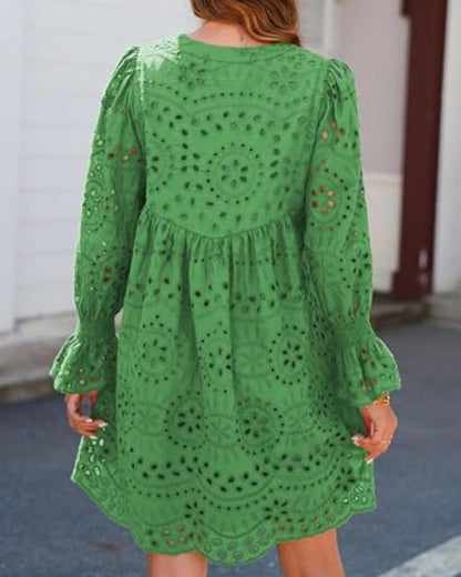 Paisley - Élégante robe midi avec découpes
