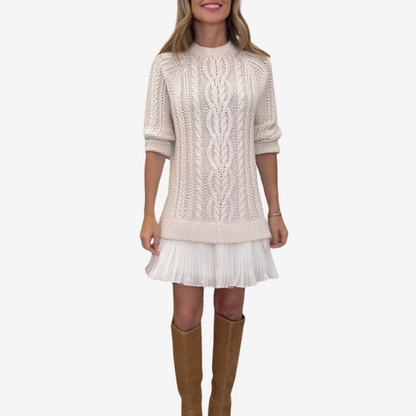 Robe en Pull Tressé