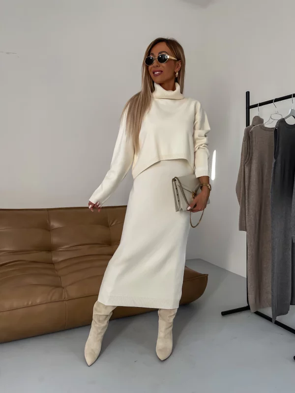 Nicole - Ensemble en Tricot pour Automne/Hiver pour Femmes