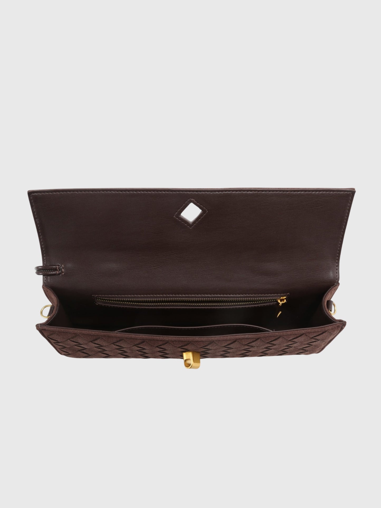 Cerise | Pochette en Suède Intrecciato de Luxe
