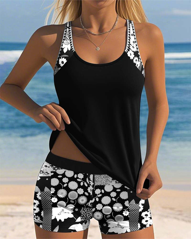 KENDALL – ENSEMBLE TANKINI ISLAND BLOOM