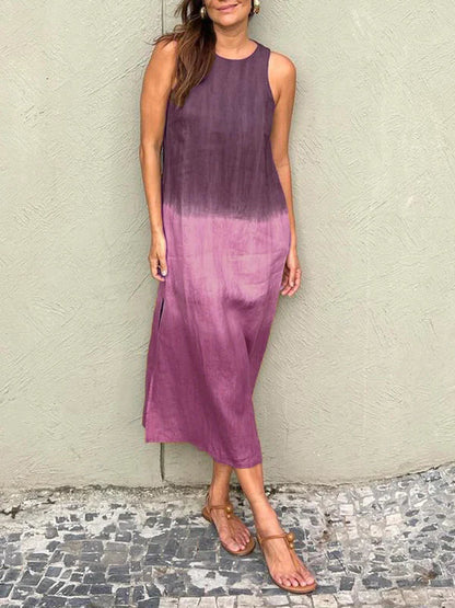 Lysette - Robe Maxi Imprimée Élégante