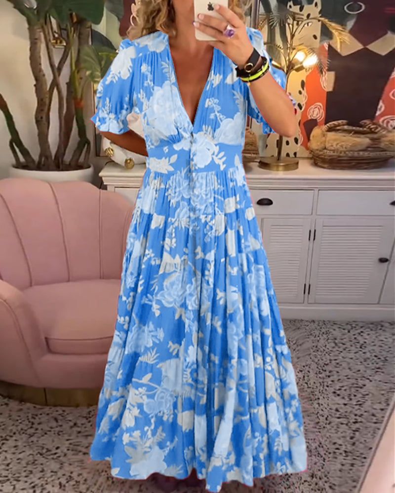MARGIT - ROBE FLORALE D'ÉTÉ