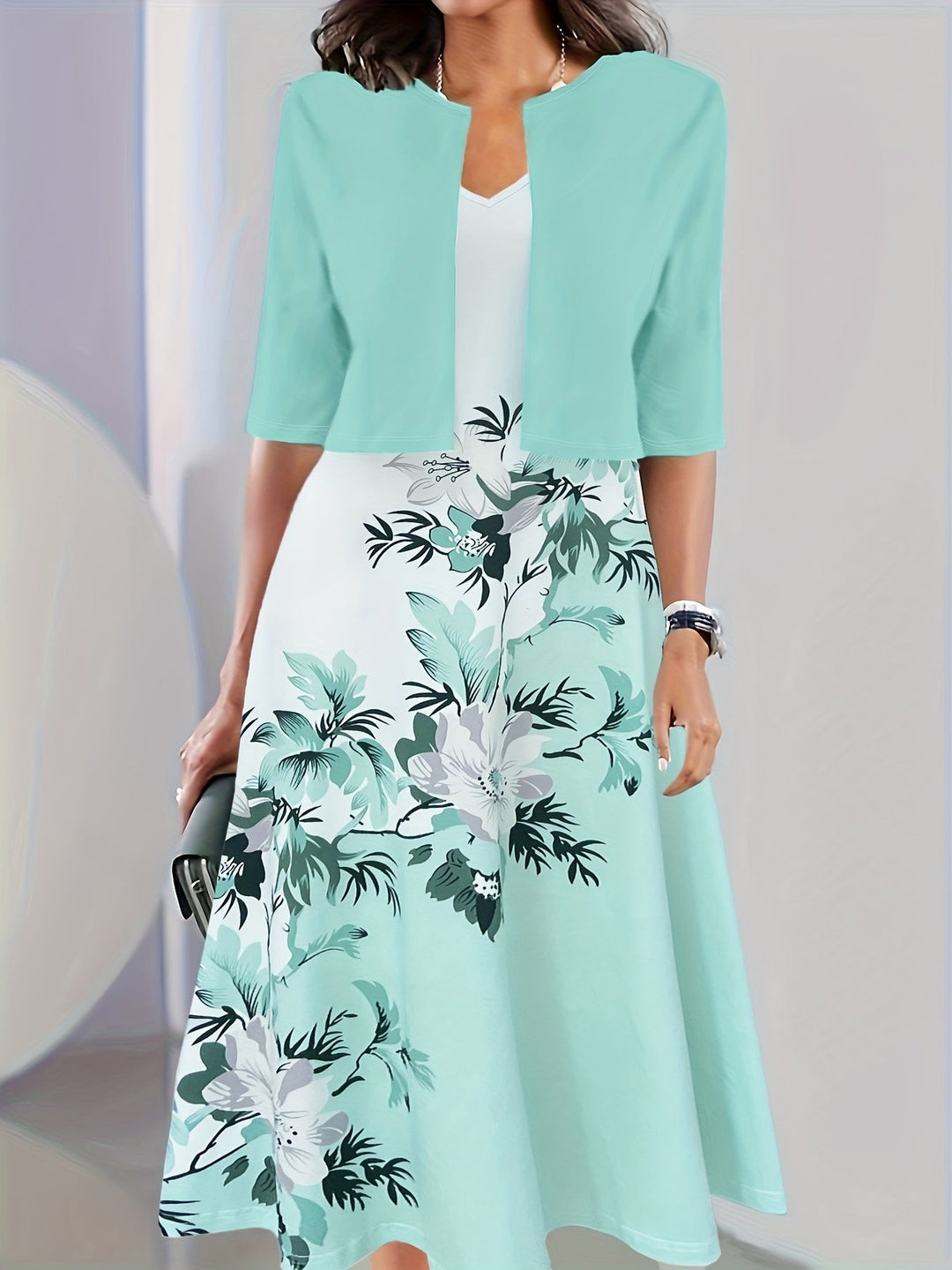 Lily™ - Élégante Robe Deux Pièces