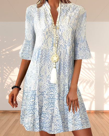 Generosa - Élégante robe à manches mi-longues pour les occasions festives