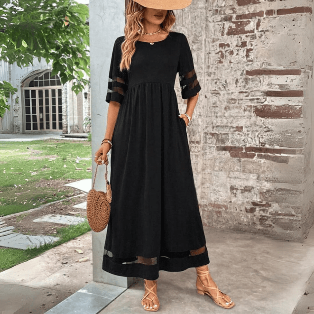Zora | Robe Maxi Classique Élégante