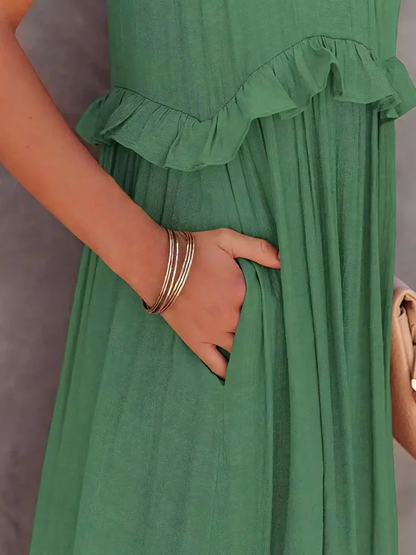 Mabel | Robe Maxi Ruffle Breeze