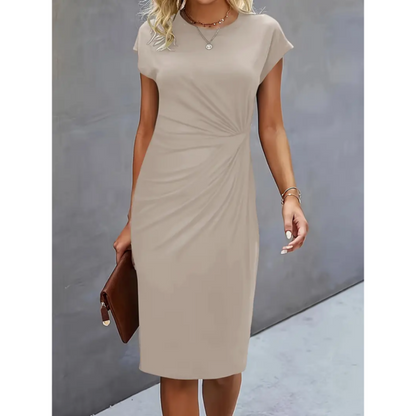Anouk - Robe midi formelle à manches courtes pour femmes
