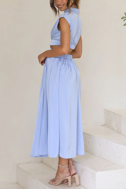 Quincy | Robe Midi avec Taille et Poches