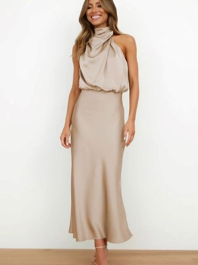 Robe en Soie Élégante Grace