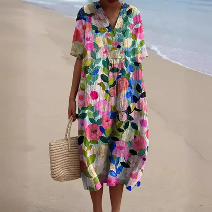 GABRIELA – ROBE INFORMELLE AVEC THÈME FLORAL