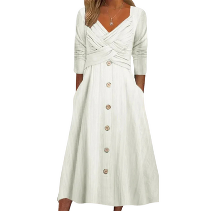 Ella™ - Robe élégante avec couverture du ventre