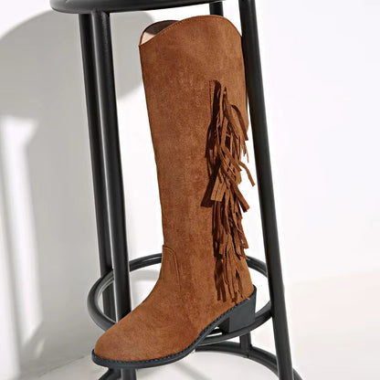 Bottes de Rue en Cuir Raffiné