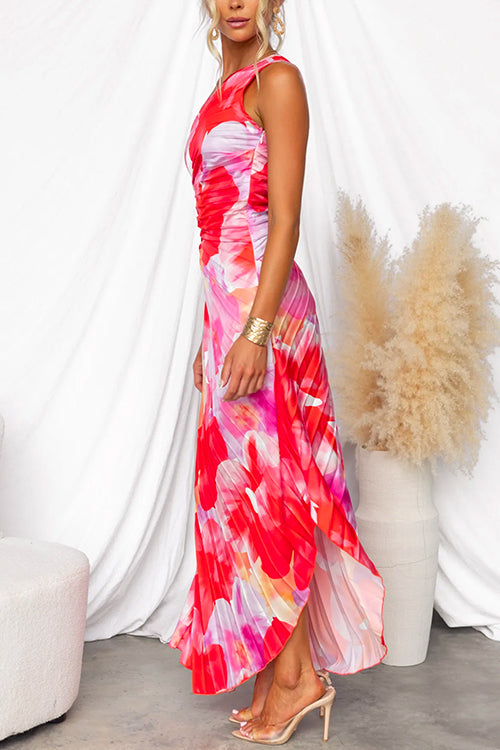 Katie | Robe d'Été Plissée