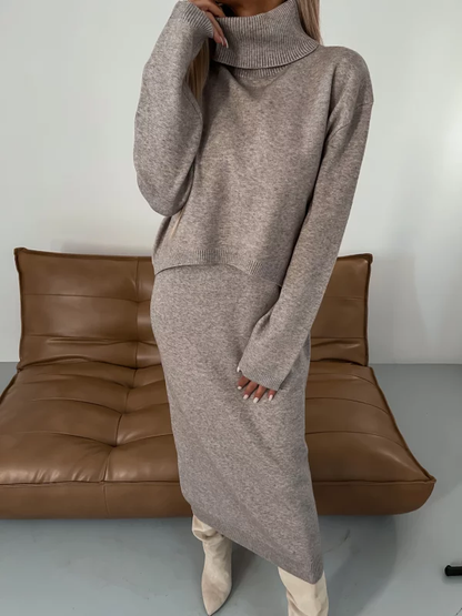 Nicole - Ensemble en Tricot pour Automne/Hiver pour Femmes
