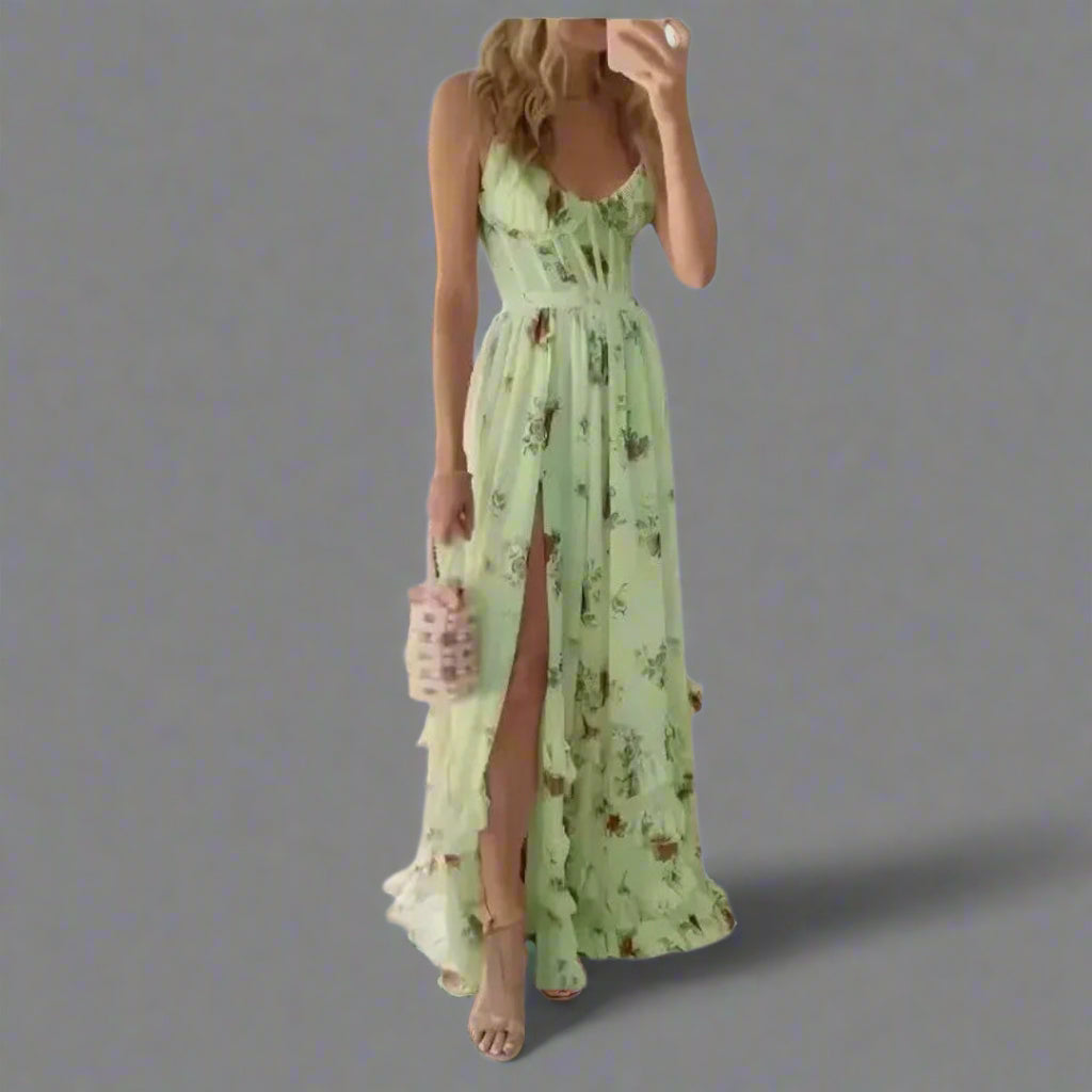Nicole | Robe Maxi Chic pour Occasions Inoubliables