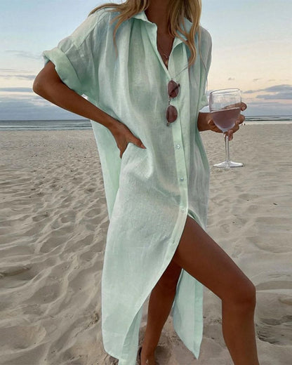 ZOLA - ROBE CHEMISE D'ÉTÉ