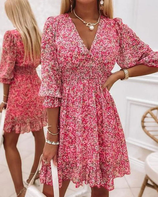 SAMI - ROBE FLORALE D'ÉTÉ