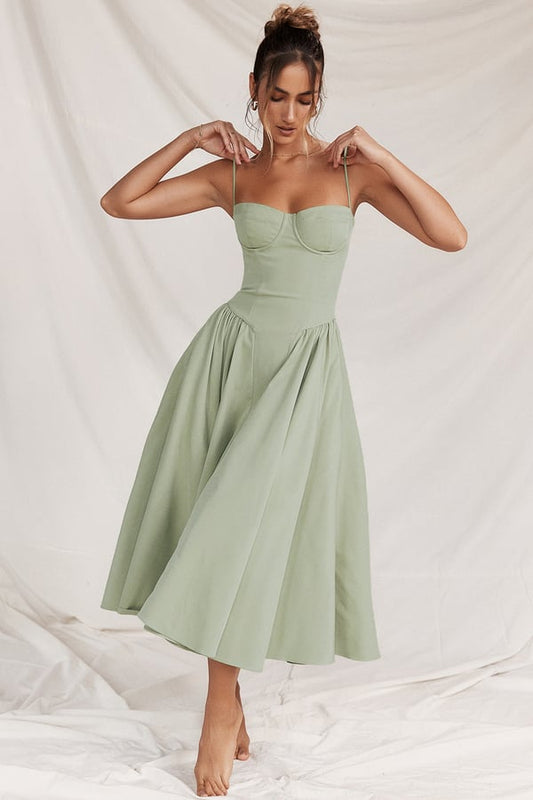 Elara | Robe d'Été Élégante à Corset