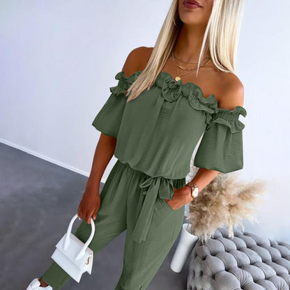 MIA – MONO ROMANTIQUE AVEC VOLANTS OFF-SHOULDER
