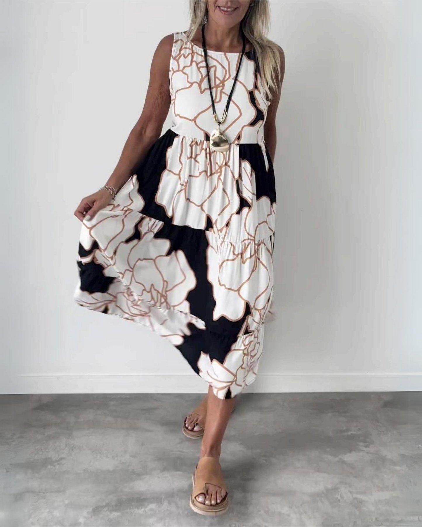 GRACE - ROBE BOHO FLORALE ÉLÉGANTE