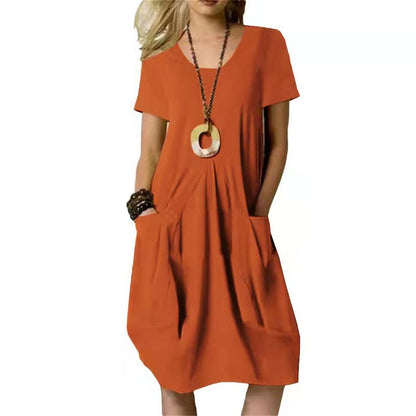 Antje - Robe femme jusqu'aux genoux