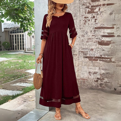 Amandine – Robe élégante, avec effet de camoufler le ventre