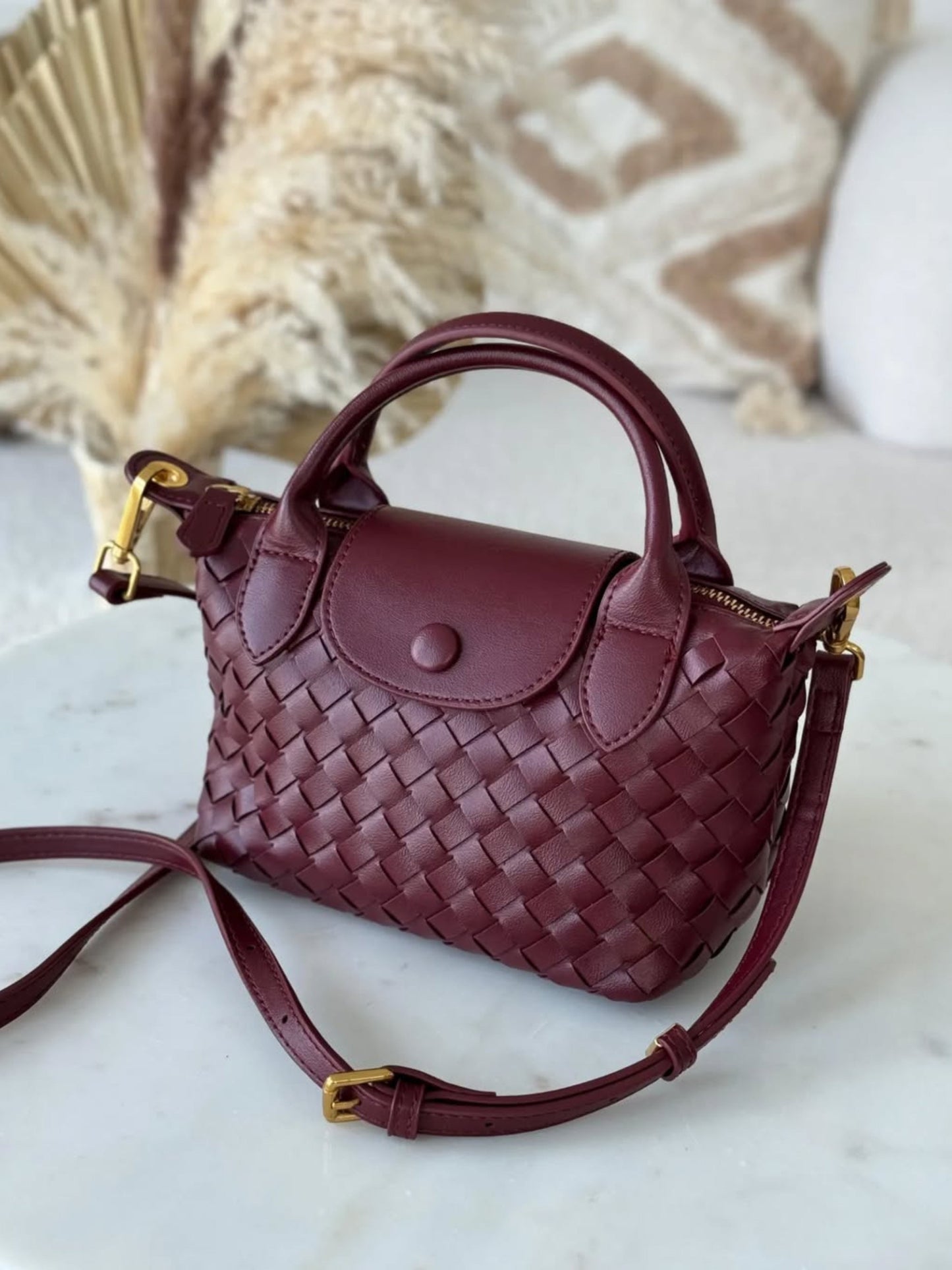 Elise | Petit Sac Convertible Tressé