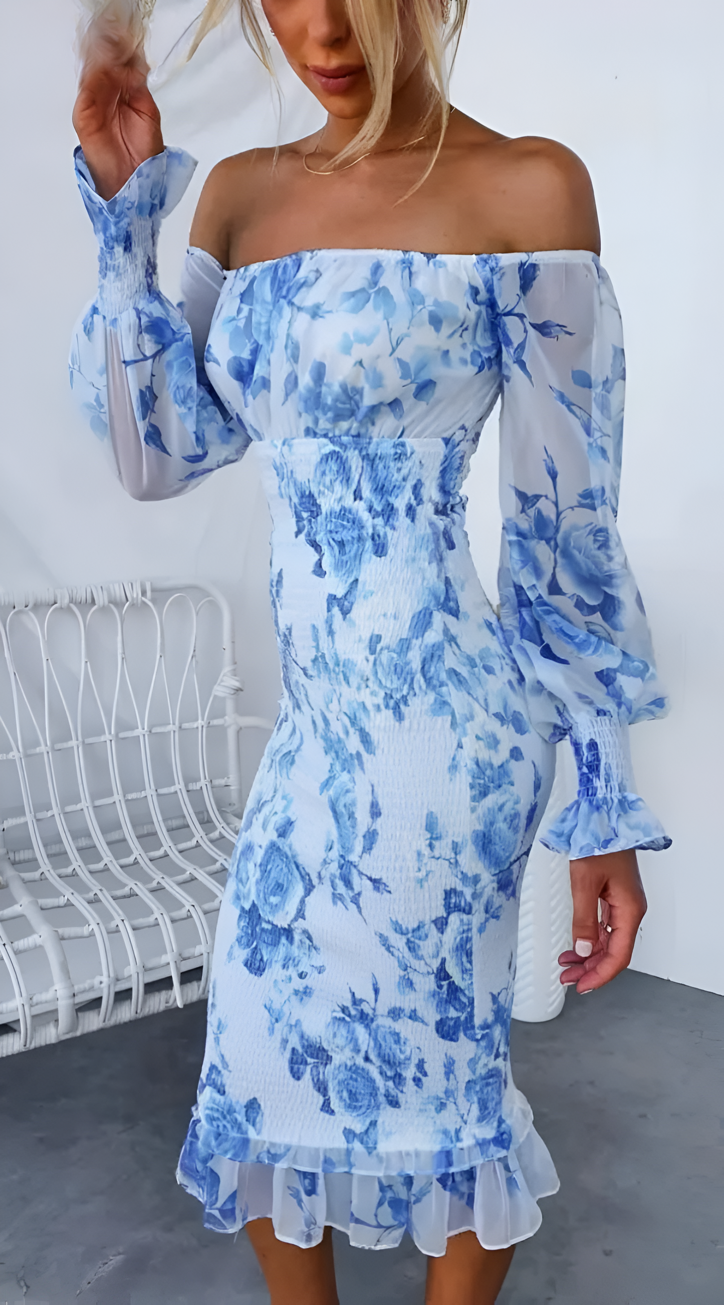 Olivia | Robe Élégance en Fleur