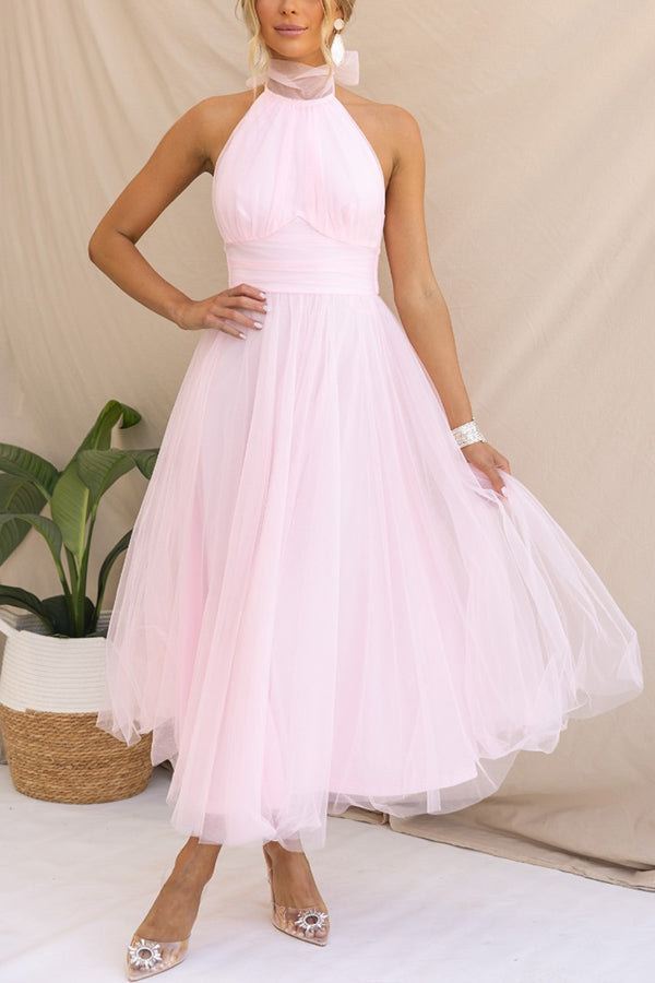 Phoebe - Robe Midi avec Jupe Longue