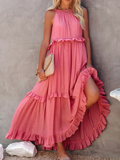 Mabel | Robe Maxi Ruffle Breeze
