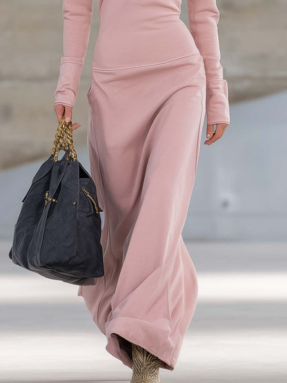 Gaia | Robe de sport avec fermeture éclair et col en V