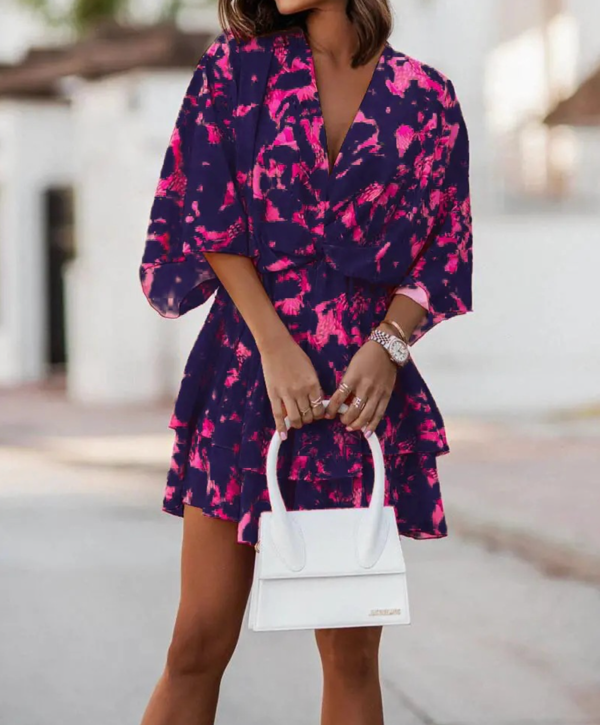 Valeria - Robe Mini Florale Bohème