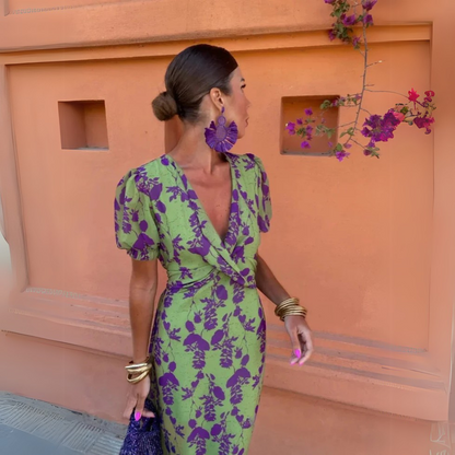 Danielle - Robe Midi Fleurie