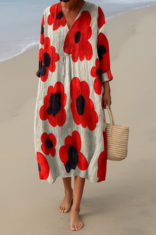 Elvira™ | Robe Imprimée Brise d'Été