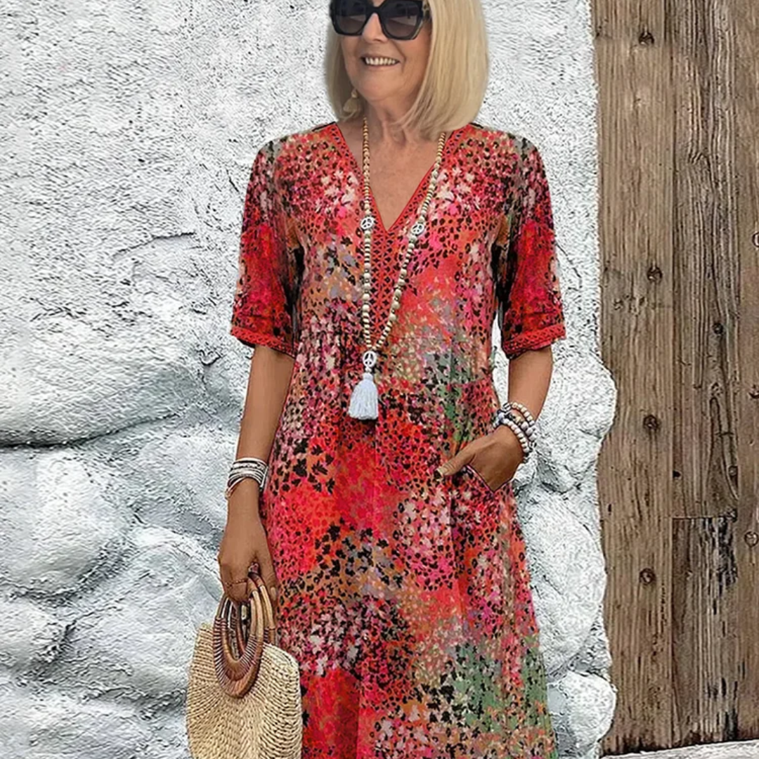 Florencia | Robe Midi Vibrante