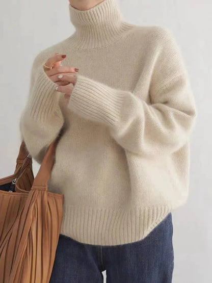 Marianne™ | Pull à Col Roulé de Luxe