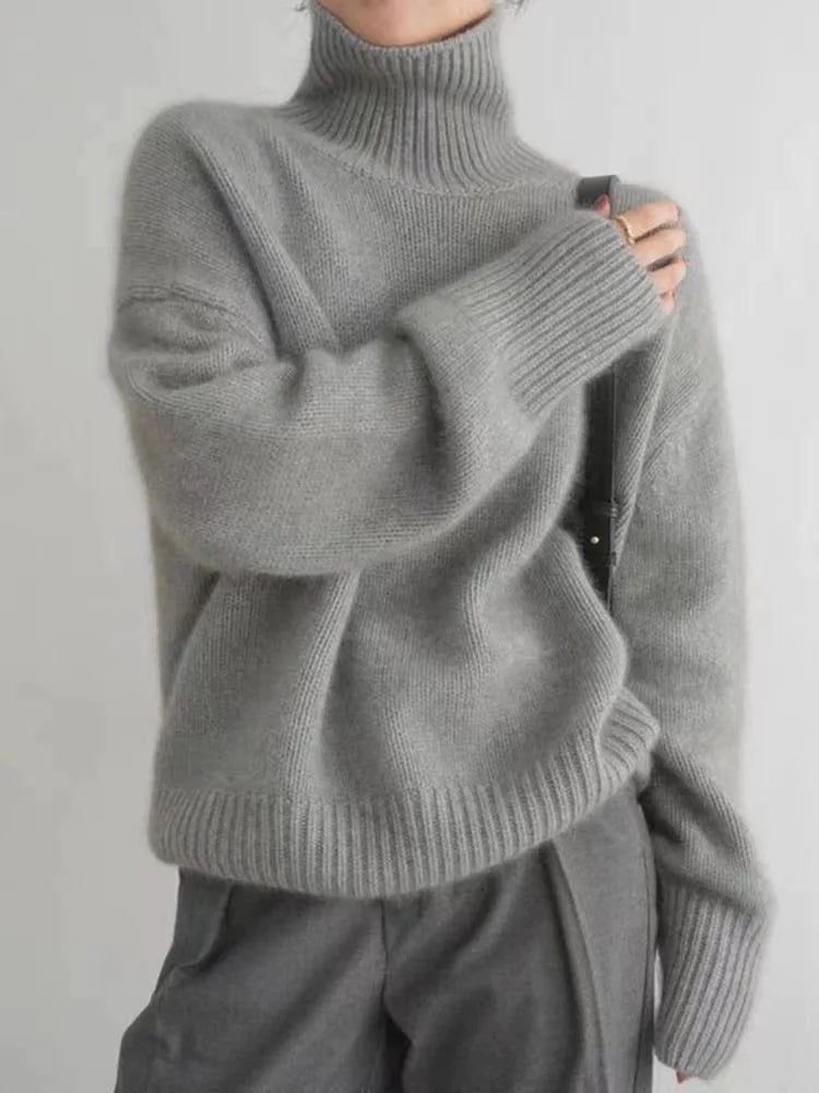 Avery™ - Pull Col Roulé Doux et Confortable